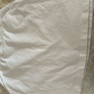 White xl basic editions skirt